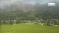 Archiv Foto Webcam Leogang Dorfblick 09:00