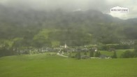Archiv Foto Webcam Leogang Dorfblick 13:00