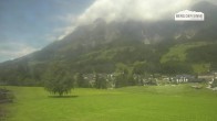 Archiv Foto Webcam Leogang Dorfblick 11:00