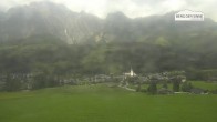 Archiv Foto Webcam Leogang Dorfblick 13:00
