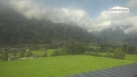 Archiv Foto Webcam Leogang Dorfblick 15:00