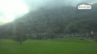 Archiv Foto Webcam Leogang Dorfblick 19:00