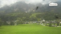 Archiv Foto Webcam Leogang Dorfblick 11:00