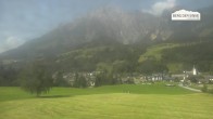 Archiv Foto Webcam Leogang Dorfblick 13:00