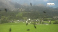 Archiv Foto Webcam Leogang Dorfblick 11:00