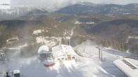 Archiv Foto Webcam Semmering: Blick auf den Hirschenkogel 09:00