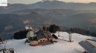 Archiv Foto Webcam Semmering: Blick auf den Hirschenkogel 05:00