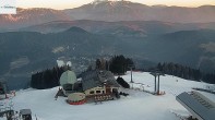 Archiv Foto Webcam Semmering: Blick auf den Hirschenkogel 06:00