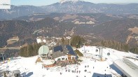 Archiv Foto Webcam Semmering: Blick auf den Hirschenkogel 11:00