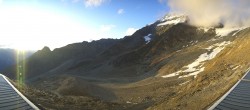 Archiv Foto Webcam Bergstation Hohsaas Saas-Grund 19:00