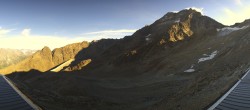 Archived image Webcam Top Station Hohsaas Gondola Saas-Grund 08:00