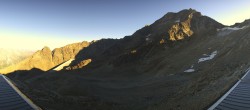Archived image Webcam Top Station Hohsaas Gondola Saas-Grund 08:00