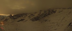 Archived image Webcam Top Station Hohsaas Gondola Saas-Grund 01:00
