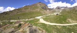 Archiv Foto Webcam Mittelstation Kreuzboden Saas-Grund Hohsaas 13:00