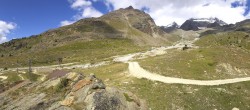 Archiv Foto Webcam Mittelstation Kreuzboden Saas-Grund Hohsaas 13:00