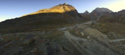Archiv Foto Webcam Mittelstation Kreuzboden Saas-Grund Hohsaas 08:00