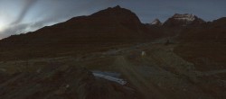 Archived image Webcam Mid-Station Kreuzboden Gondola Saas-Grund Hohsaas 19:00