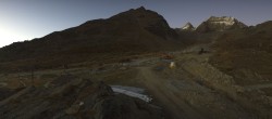 Archiv Foto Webcam Mittelstation Kreuzboden Saas-Grund Hohsaas 19:00
