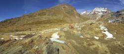 Archived image Webcam Mid-Station Kreuzboden Gondola Saas-Grund Hohsaas 11:00