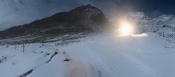 Archived image Webcam Mid-Station Kreuzboden Gondola Saas-Grund Hohsaas 23:00