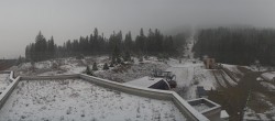 Archived image Webcam Base Station Rothorn Gondola Lenzerheide 07:00
