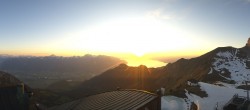 Archiv Foto Webcam Leysin Bergstation Berneuse Gondelbahn 19:00