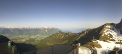 Archiv Foto Webcam Leysin Bergstation Berneuse Gondelbahn 07:00