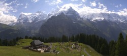 Archiv Foto Webcam Panoramacam Schilthorn Allmendhubel 09:00