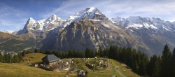 Archiv Foto Webcam Panoramacam Schilthorn Allmendhubel 13:00