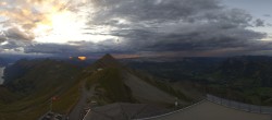 Archiv Foto Webcam Panoramacam Rothorn Gipfel Sörenberg 19:00