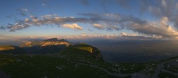 Archiv Foto Webcam Chäserrugg Churfirsten Toggenburg Panorama 19:00