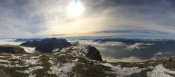 Archiv Foto Webcam Chäserrugg Churfirsten Toggenburg Panorama 09:00