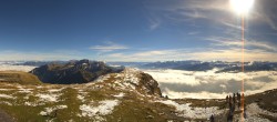 Archiv Foto Webcam Chäserrugg Churfirsten Toggenburg Panorama 13:00
