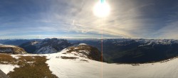 Archiv Foto Webcam Chäserrugg Churfirsten Toggenburg Panorama 09:00