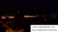 Archiv Foto Webcam Blick über die Stadt Madrid 01:00