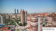Archiv Foto Webcam Blick über die Stadt Madrid 11:00