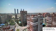 Archived image Webcam View of Madrid (Spain) 13:00