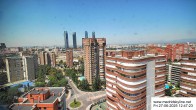 Archiv Foto Webcam Blick über die Stadt Madrid 11:00
