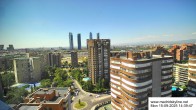 Archiv Foto Webcam Blick über die Stadt Madrid 13:00