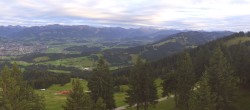 Archiv Foto Webcam Immenstadt: Mittag Gipfelblick 19:00