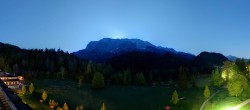 Archiv Foto Webcam Garmisch-Partenkirchen: Schloss Elmau 01:00