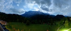 Archiv Foto Webcam Garmisch-Partenkirchen: Schloss Elmau 01:00