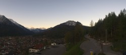 Archived image Webcam Mittenwald Panoramic view 05:00