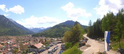 Archiv Foto Webcam Mittenwald Panoramablick 13:00