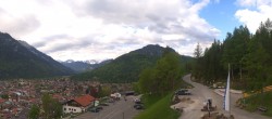 Archiv Foto Webcam Mittenwald Panoramablick 07:00