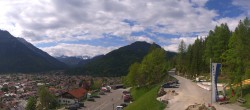 Archiv Foto Webcam Mittenwald Panoramablick 09:00