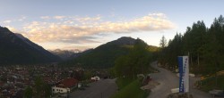 Archiv Foto Webcam Mittenwald Panoramablick 05:00