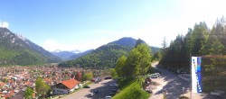 Archiv Foto Webcam Mittenwald Panoramablick 15:00