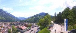 Archiv Foto Webcam Mittenwald Panoramablick 13:00