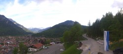 Archiv Foto Webcam Mittenwald Panoramablick 17:00